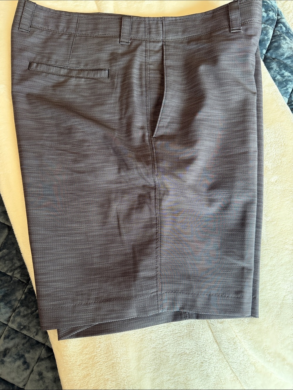 Callaway Men's Heathered Charcoal Flat Front Shorts - waist 38